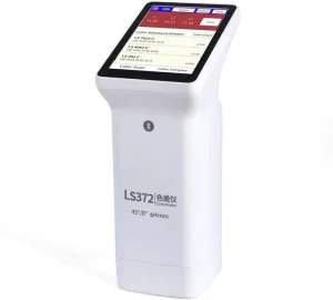 LS372 Portable Touch Screen 45 0 Colorimeter with 4mm Aperture Color Analyzer