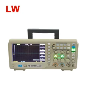 LW-2102CEL 100MHZ Bandwith 2 Channel Digital Storage Oscilloscope USB Portable Oscilloscope 1GS/s 7 Inch Color Display