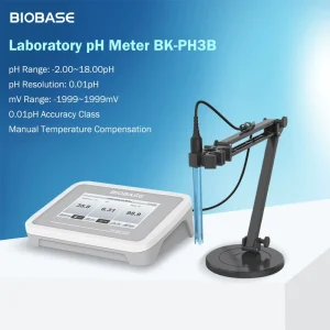 Lab Laboratory pH mV Temperature Meter pH Value of Aqueous Solution 1 to 3 Point Calibration pH Meter for Lab