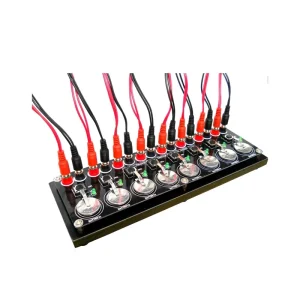 Laboratory 8-Channel Battery Tester with Coin Cell Test Board