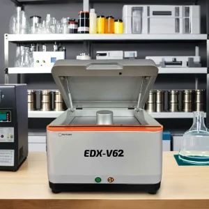 Laboratory Instrument Benchtop XRF Vacuum EDX V62 Spectrometer Fast SDD Detector 0 50eV Bandwidth External Vacuum Pump