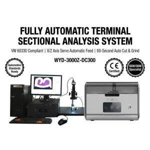 Laboratory Wire Terminal Crimp Cross Section Analyzer Integrated Automatic Preparation and Analysis System