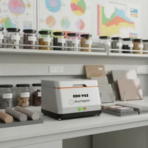 Laboratory grade Benchtop XRF EDX V62 Spectrometer with Fast SDD Detector Digital 4096 MCA Vacuum Pump for Ore Mineral Analysis