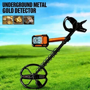 Large Deep-Range Metal Detector with Wireless Headphones and IP68 Waterproof Search Coil for All Weather
