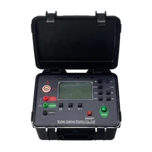 Large LCD Screen Display 0.01MΩ~1000GΩ Wide Range Insulation Resistance Meter with Rechargeable Battery