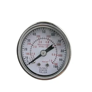 Large Stock 011482-126 0-100psi Pressure Gauge