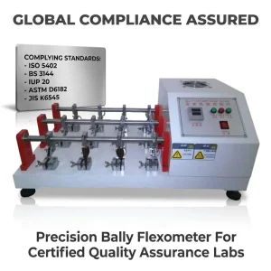 Leather Flexing Endurance Tester for Synthetic Leather Folding Resistance Testing, Manufacturer
