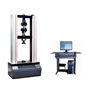 Leather Tensile Universal Testing Machine Tabletop 0.5% Accuracy IP55 Protection