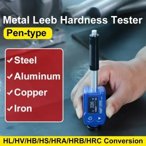 Leeb Hardness Tester Durometer LS252D D Impact Device Pen Type Convert to HRA HRB HRC Good Repeatability