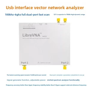 LibreVNA PA 108 USB based 100kHz 6GHz Dual port Vector Network Analyzer