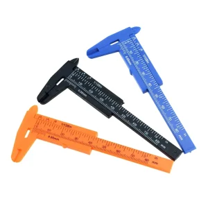 Light Wight Portable Vernier Caliper Jeweler’s Measuring Sizing Gauge Tools 0-80mm Plastic Mini Caliper