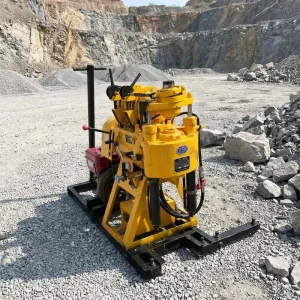 Lightweight Flexible 60m Depth 73 110mm Diameter Diesel Geological Drilling Machine for Water Well Exploration