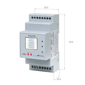 Low MOQ Single Phase Din Rail Energy Meter for Cost effective Power Energy Monitoring