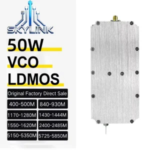 Low Power Consumption Anti Drone Module 50W 1300-1500 MHz 2400-2500 MHz Multi-Band 47dB Gain Ultra Wideband RF Power Amplifier