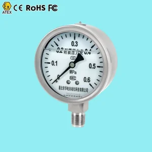 Low Pressure Gas Gauge Manometer Gas Vacuum Manometer 0 300 psi Pressure Gauge