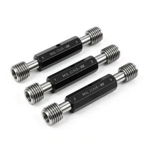 M12X1.5 H6 Thread Plug Gauge GO NOGO Metric Fine Thread GCr15 Material 0.002 Accuracy