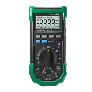 MASTECH MS8268 Auto Range LCD Digital Multimeter Full Protection AC DC Voltmeter Ammeter Ohm Capacitance NCV Electrical Tester
