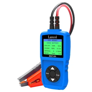 MDXT-600 12V Universal Battery Tester 40-2000CCA 3-220Ah LCD Display Double Conductor Kelvin Clamp