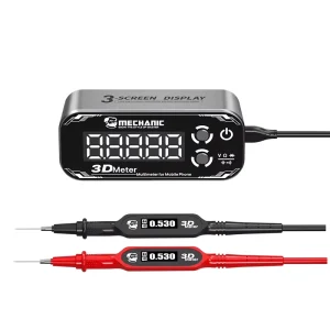 MECHANIC 3D Meter Detective 3.0 Multimeter with Triple Display 3000mAh Battery 4 Test Modes Digital Tester for Repair Tool