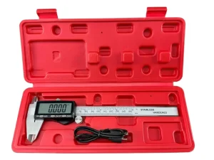 MECHWARE 0 150mm Rechargeable Type C Full Large Screen LCD Digital Caliper 150mm
