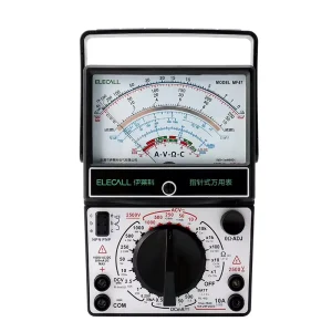 MF47 Pointer Multimeter AC DC Voltage Ohm Current Tester with Test Leads 1 10K Resistance Range 10 150 Operating Temp