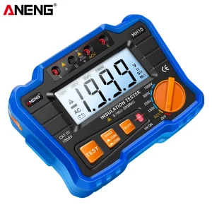 MH10 Digital Megohm Meter Insulation Resistance Tester 100/250/500/1000V High-precision Electrician High Resistance Meter