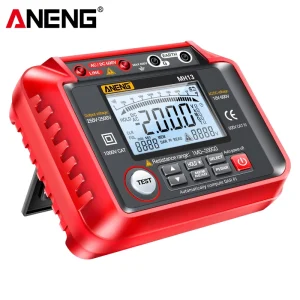 MH13 Digital Multimeter Ohm Tester Megohmmeter High Voltage Insulation Earth Resistance Meter