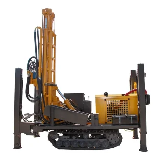 MKD 200 Crawler Pneumatic Hydraulic Water Well Drilling Rig 200m DTH Borehole Drilling Machine for Hard Rock