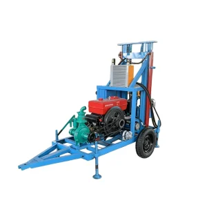 MKD 200 Rural Irrigation Well Project Diesel Driven Water Well Drilling Machine 35HP 200m Drilling Depth Portable 520mm Drilling