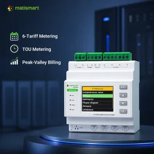MPM4000 3 Phase 4 Wire Power Quality Analyzer Smart Energy Meter for Factory Energy Saving
