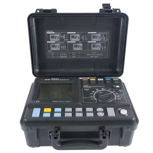 MS2308 Digital Earth Resistance Tester Soil Resistivity Meter 3 Pole 4 Pole Mode LCD Display CAT.III 300V Safety
