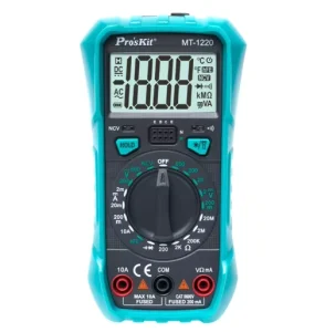 MT-1220 3-1/2 Digital Multimeter for Electronics, Computers, Phones, Home DIY, and Repair