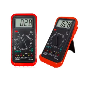 MY64 Manual Multimeter 1999 Count Volt Meter Tester Voltage Current Resistance Continuity Frequency Diode Temperature CATII