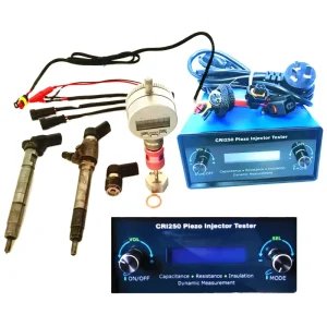 Machine AM CRI250 Diesel Common Rail Piezo Injector Tester with AHE Dynamic Measurement Test Tool Set