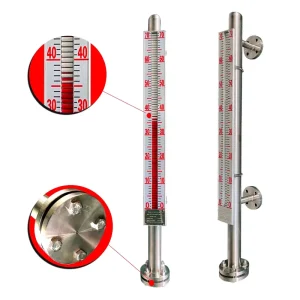 Magnetic Flap Bypass Level Gauge with 4-20 mA Transmitter for Steam Boiler Monitoring