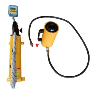 Manual Hydraulic Anchor Pull Tester ML Model Hollow Jack for Foundation Engineering Testing