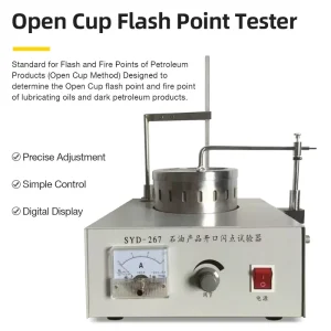 Manufacturer Cleveland Open Flash Point Tester Petroleum Asphalt Tester Viscosity Tester Laboratory Testing Equipment