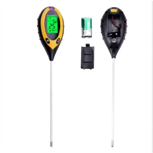 Manufacturer Priced 4 in 1 Portable Plastic Soil Tester Temperature Humidity Quality PH Meter for Soil Plants OEM ODM Available
