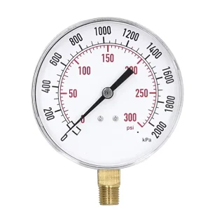 Manufacturer Stainless Steel 1/4″ Manometer Pressure Gauge for Fire Fighting