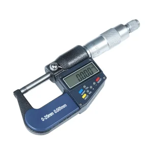 Manufacturer-Supplied QFC-2 Stainless Steel Spiral Digital Display Micrometer 0-25mm 0.002mm Accuracy 0.001mm Resolution