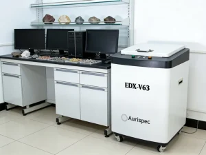 Max Performance Infinite Data XRF X ray Spectrometer EDX V63 Stand floor Bauxite Rare Earth Element Phosphate Slag All Ores