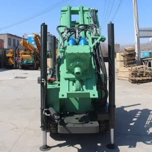 Max.200m Drilling Depth Precision Engineering Pneumatic Crawler Water Well Machine Driven by Diesel Engine with Pump and Motor