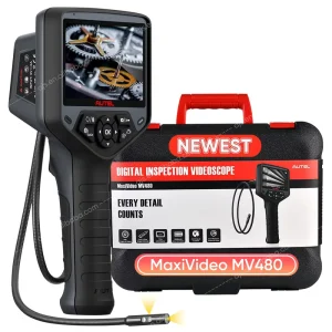 MaxiVideo MV480 Inspection Camera 1080P HD Industrial Endoscope Video Scope Dual Cameras