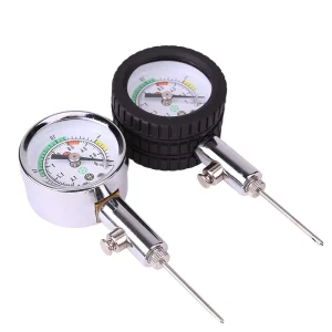 Metal Ball Air Pressure Gauge for Football, Soccer, Rugby, Basketball and Volleyball