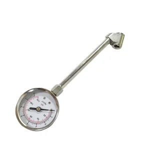 Metal-Body Dial Tire Pressure Gauge