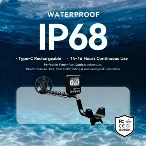 Metal Detector Gift Idea Professional Hand Held Underground Gold Metal Detector for Adult’s Exploration