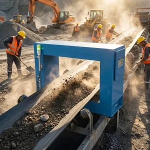 Metal Detector System for Conveyor Belt IP54 Waterproof Probe for Ore Coal Detection