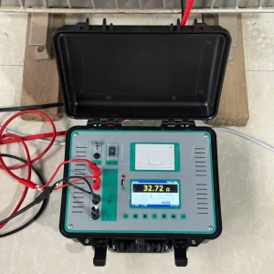 Micro Ohm Meter Low DC Winding Resistance Impedance Tester with 5mA 100mA 300mA 1A 10A Automatic Output Current