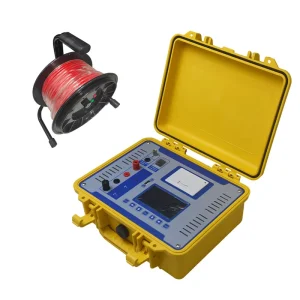 Micro Ohm Meter for Grounding and SPDA Measurement Built in Battery and 50 Meters Cable Resistance Meters Product Type