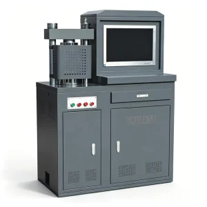 Microcomputer Servo Flexure and Compression Testing Machine with Large Compression Space and Long Piston Stroke